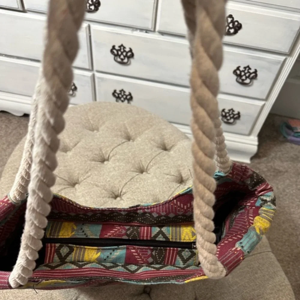 Boho Multi Colored Shoulder Bag‎
